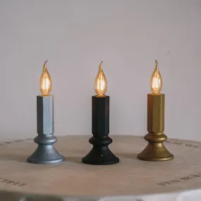 LED Sandstone Candle Table Lamp