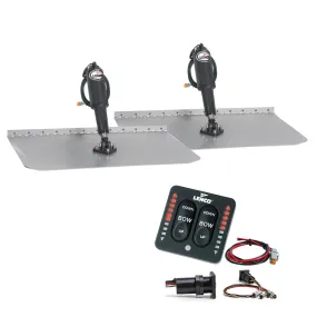 Lenco 12" x 24" Standard Trim Tab Kit w/LED Indicator Switch Kit 12V [TT12X24I]