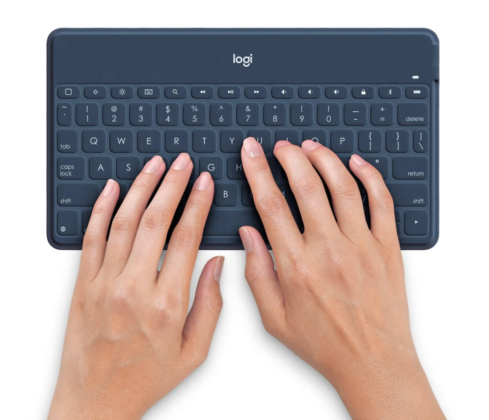 Logitech Keys-To-Go - Keyboard - Wireless - Bluetooth - Qwerty - Dutch/English - Classic Blue