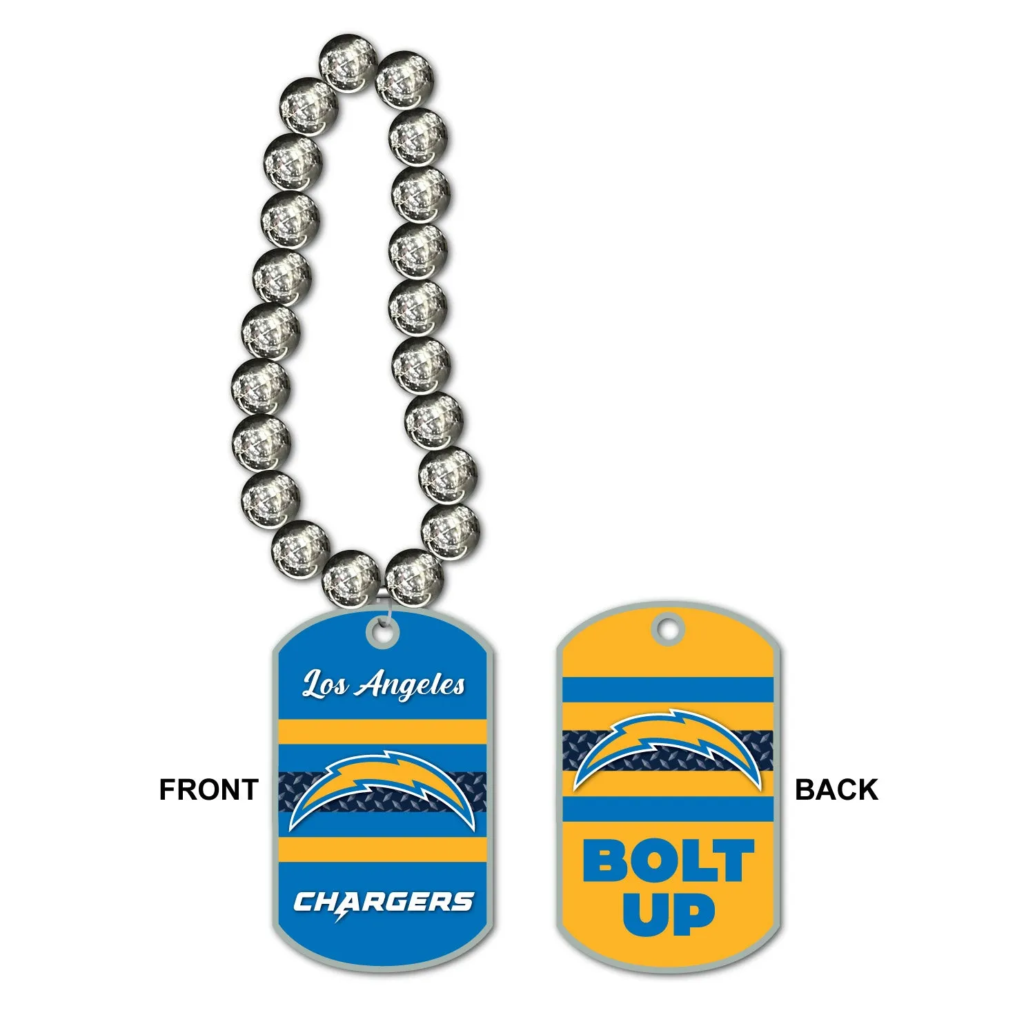 Los Angeles Chargers Jumbo Dog Tag Necklace