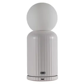 Lund London Wireless Lamp and Charger - White