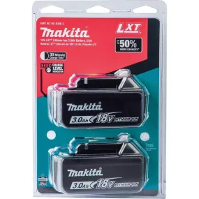 Makita 18V LXT 3 amps Lithium-Ion Slide Battery 2 pc