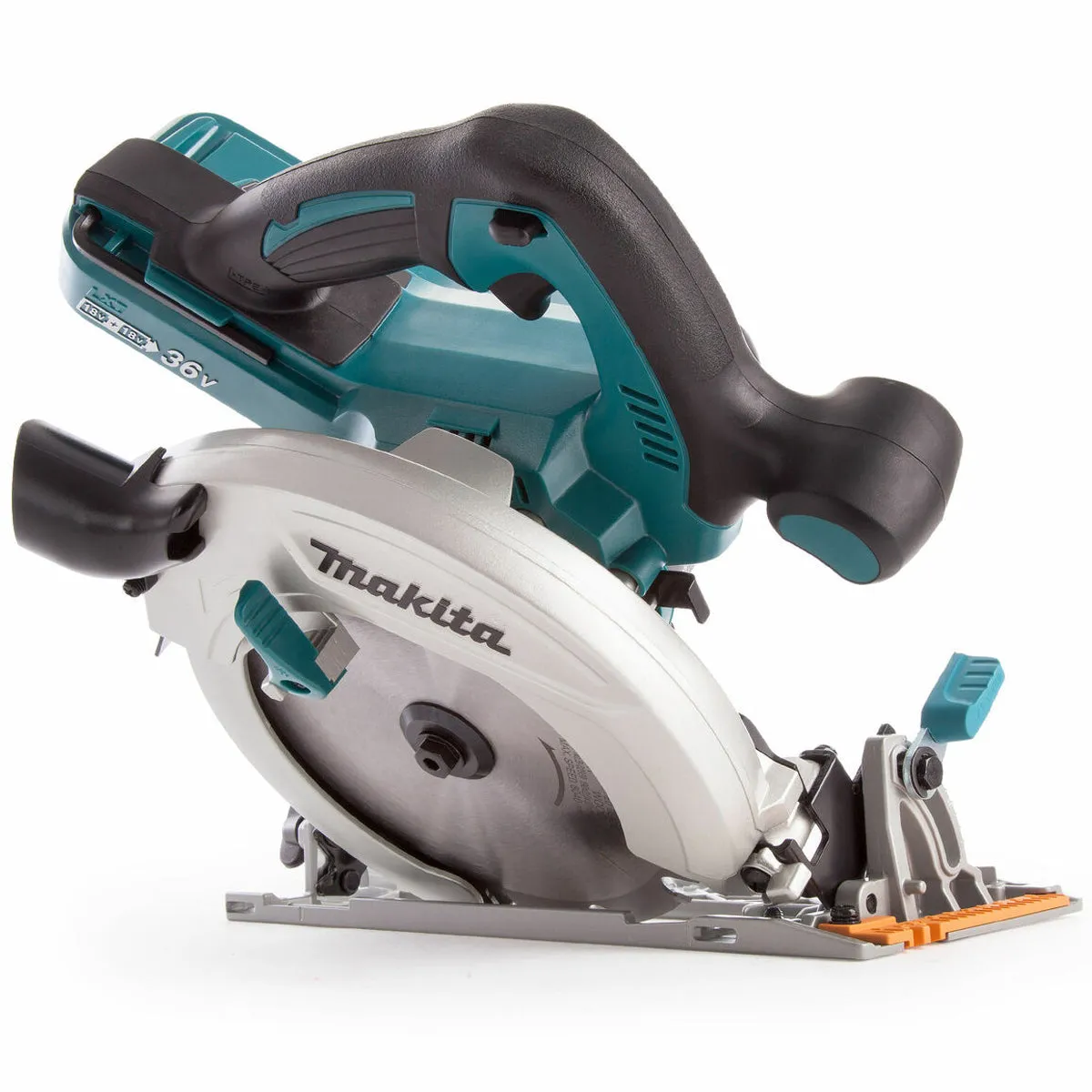 Makita DHS710ZJ 36V Circular Saw with 2 x 5.0Ah Batteries & Twin Port Charger in Case