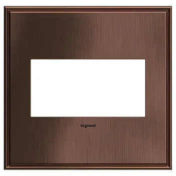 Matte Antique Copper, 3-Gang  Wall Plate