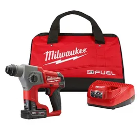 Milwaukee 2416-21XC M12 FUEL 12V 5/8-Inch 4.0Ah SDS-Plus Rotary Hammer Kit