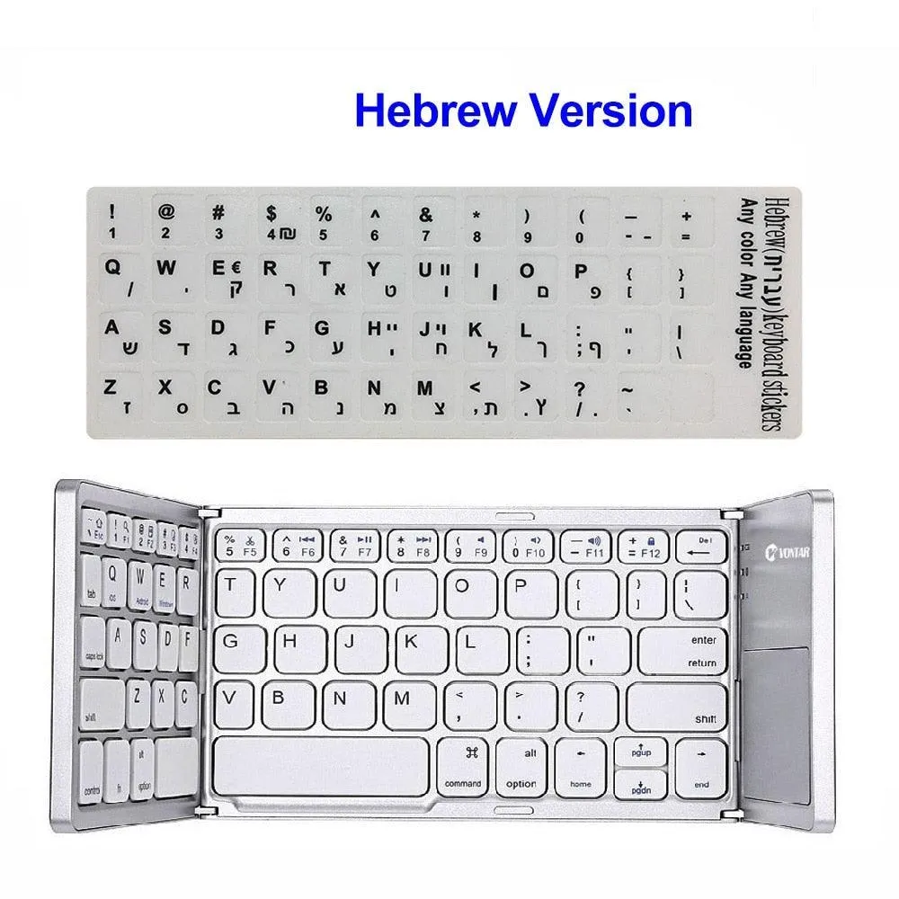 Mini Bluetooth 3.0 Folding Keyboard Touchpad For Samsung Dex Windows/iOS/Android Systems