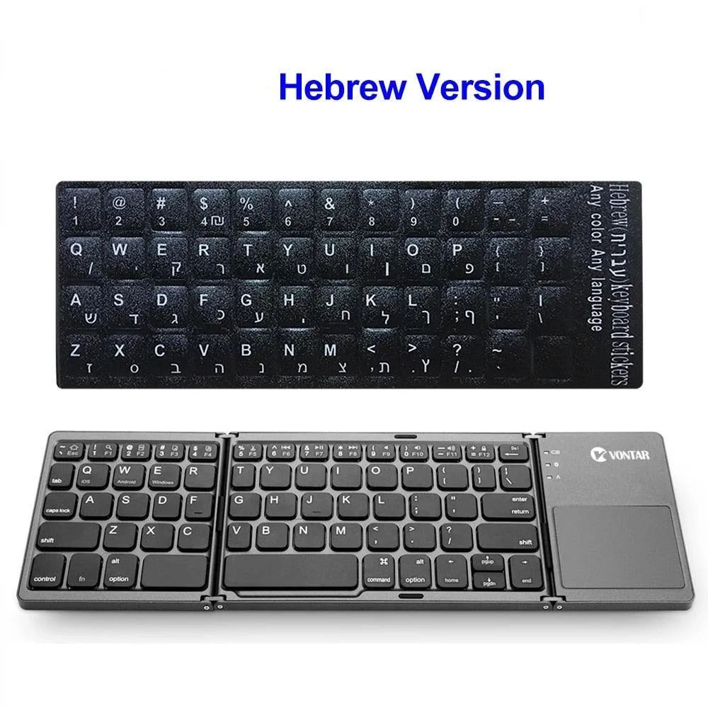 Mini Bluetooth 3.0 Folding Keyboard Touchpad For Samsung Dex Windows/iOS/Android Systems