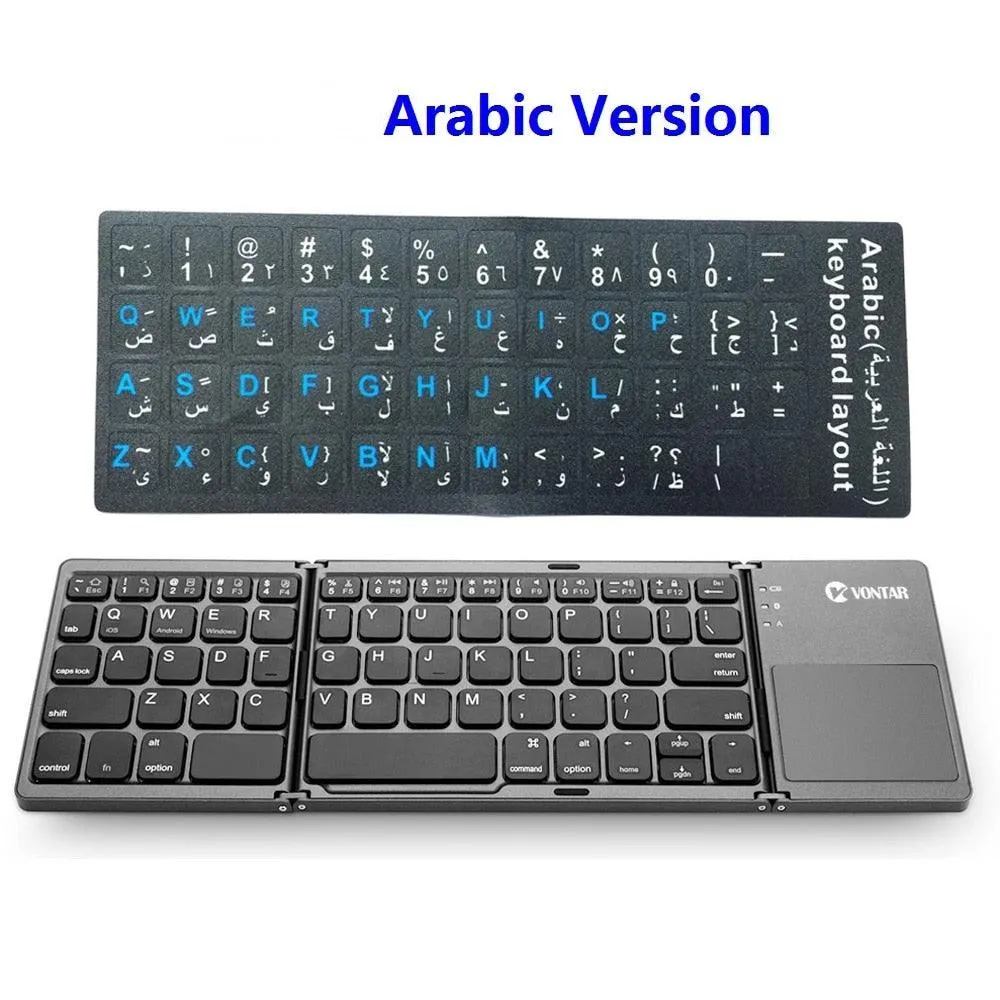 Mini Bluetooth 3.0 Folding Keyboard Touchpad For Samsung Dex Windows/iOS/Android Systems