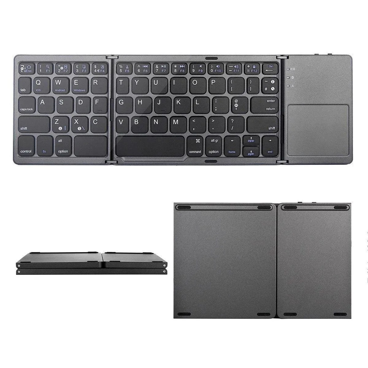 Mini Bluetooth 3.0 Folding Keyboard Touchpad For Samsung Dex Windows/iOS/Android Systems