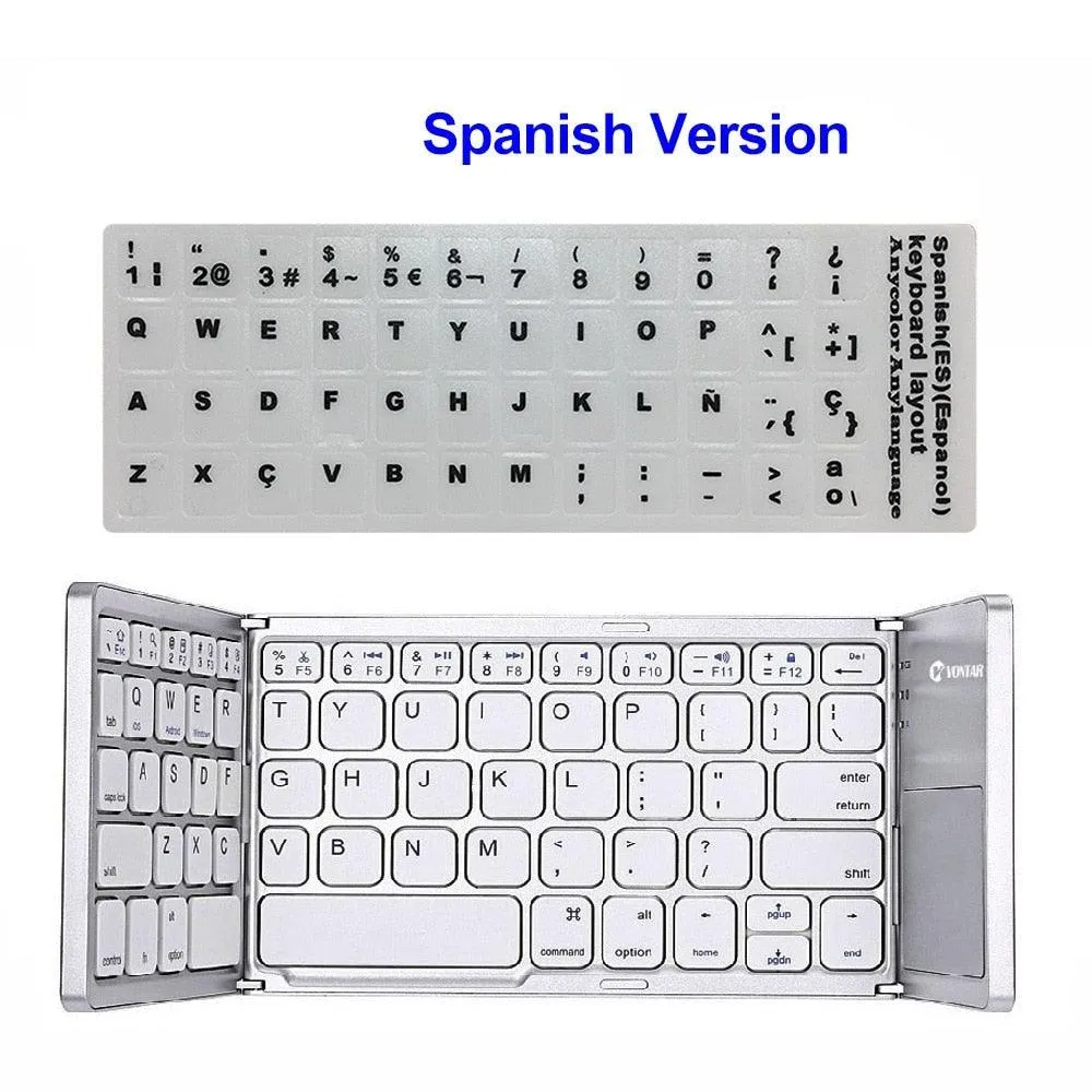 Mini Bluetooth 3.0 Folding Keyboard Touchpad For Samsung Dex Windows/iOS/Android Systems