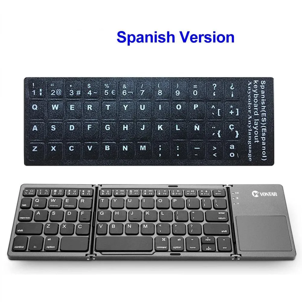 Mini Bluetooth 3.0 Folding Keyboard Touchpad For Samsung Dex Windows/iOS/Android Systems