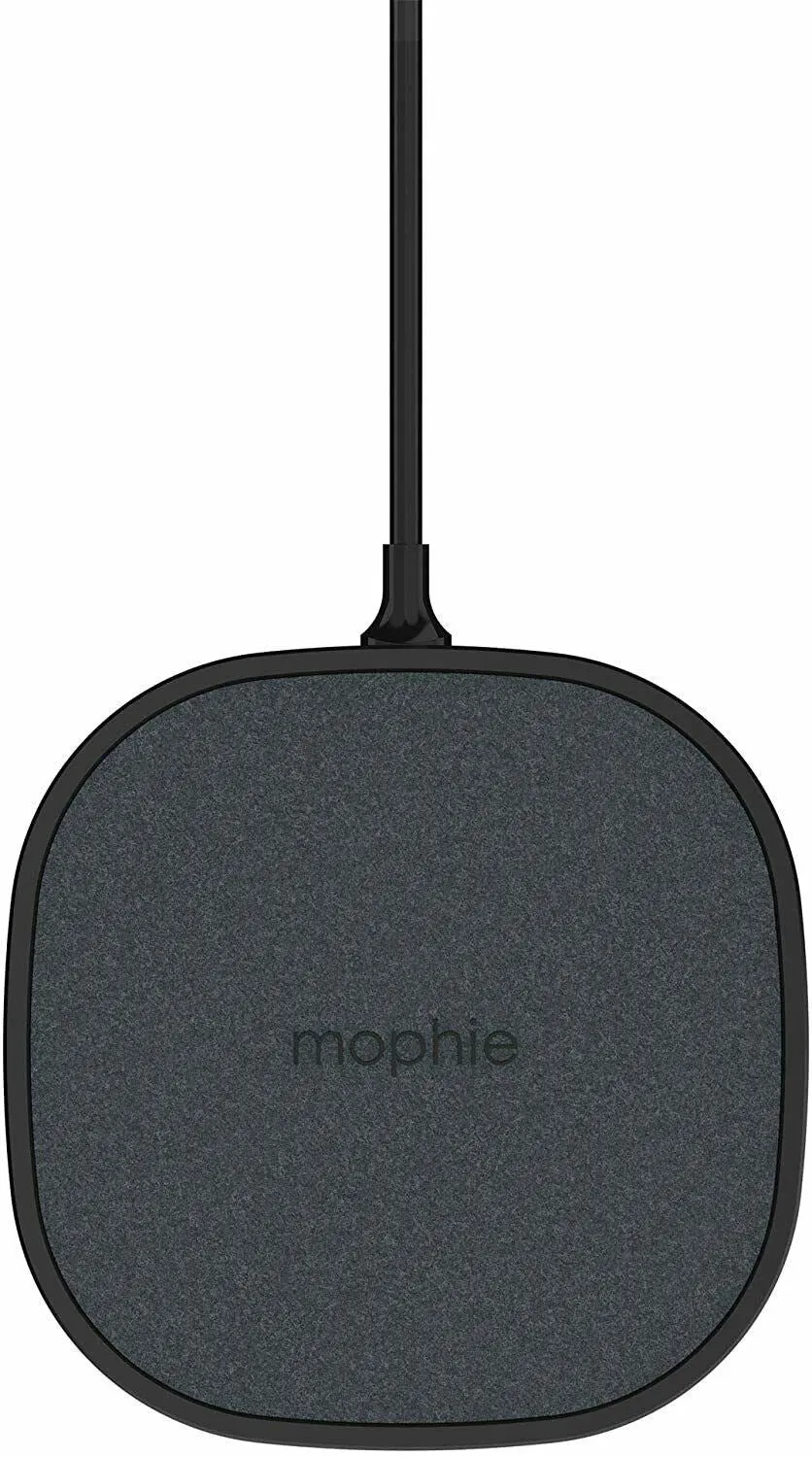 Mophie 10W Fabric Qi Wireless Charging Pad for iPhone 12 13 14 15 16 Pro Max