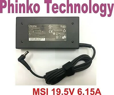 NEW Original Charger for MSI GE70-2QE GE60 GE70 120W 19.5V 6.15A