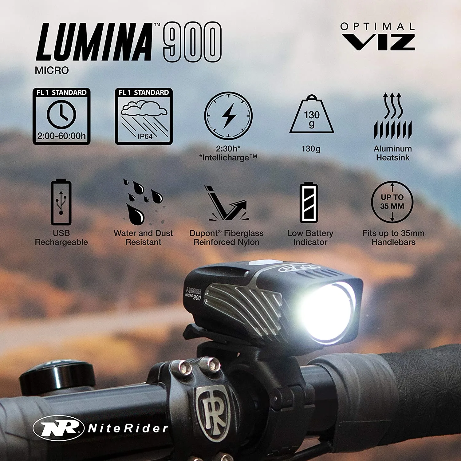 NiteRider Lumina Micro 900 Front light