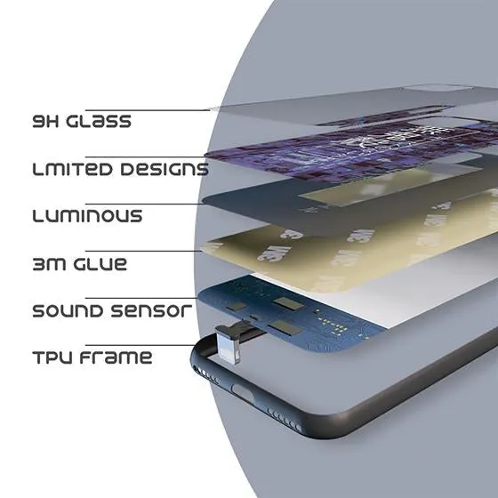 No Love Allowed Industrial LED Case for iPhone