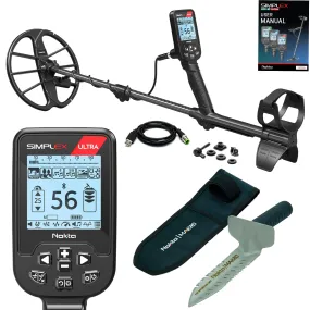 Nokta Simplex Ultra Waterproof Metal Detector with 11″ DD Coil Starter Package