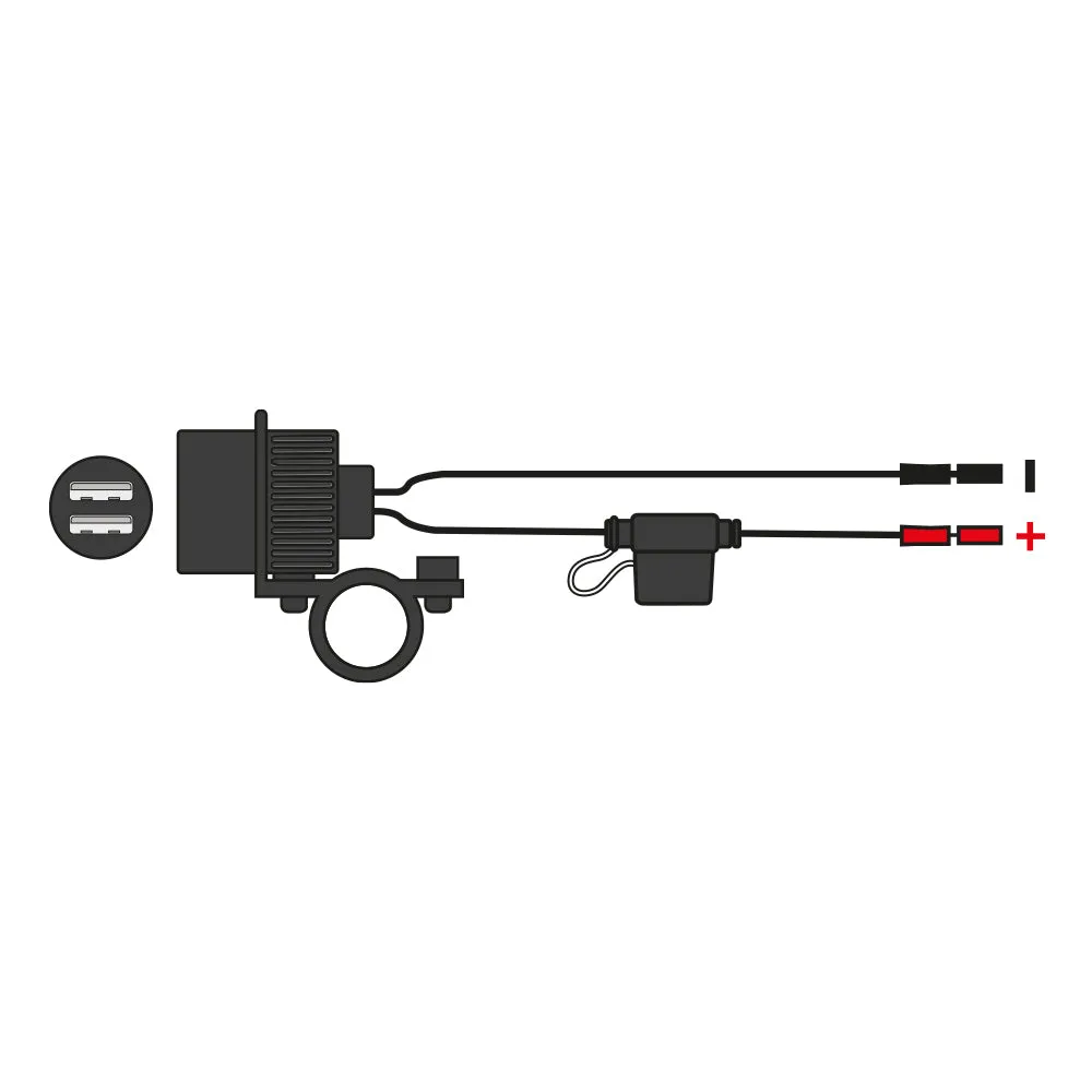 Oxford EL102 Dual USB Socket