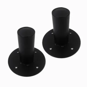 Pair of Internal Top Hat Metal Speaker Pole Mount