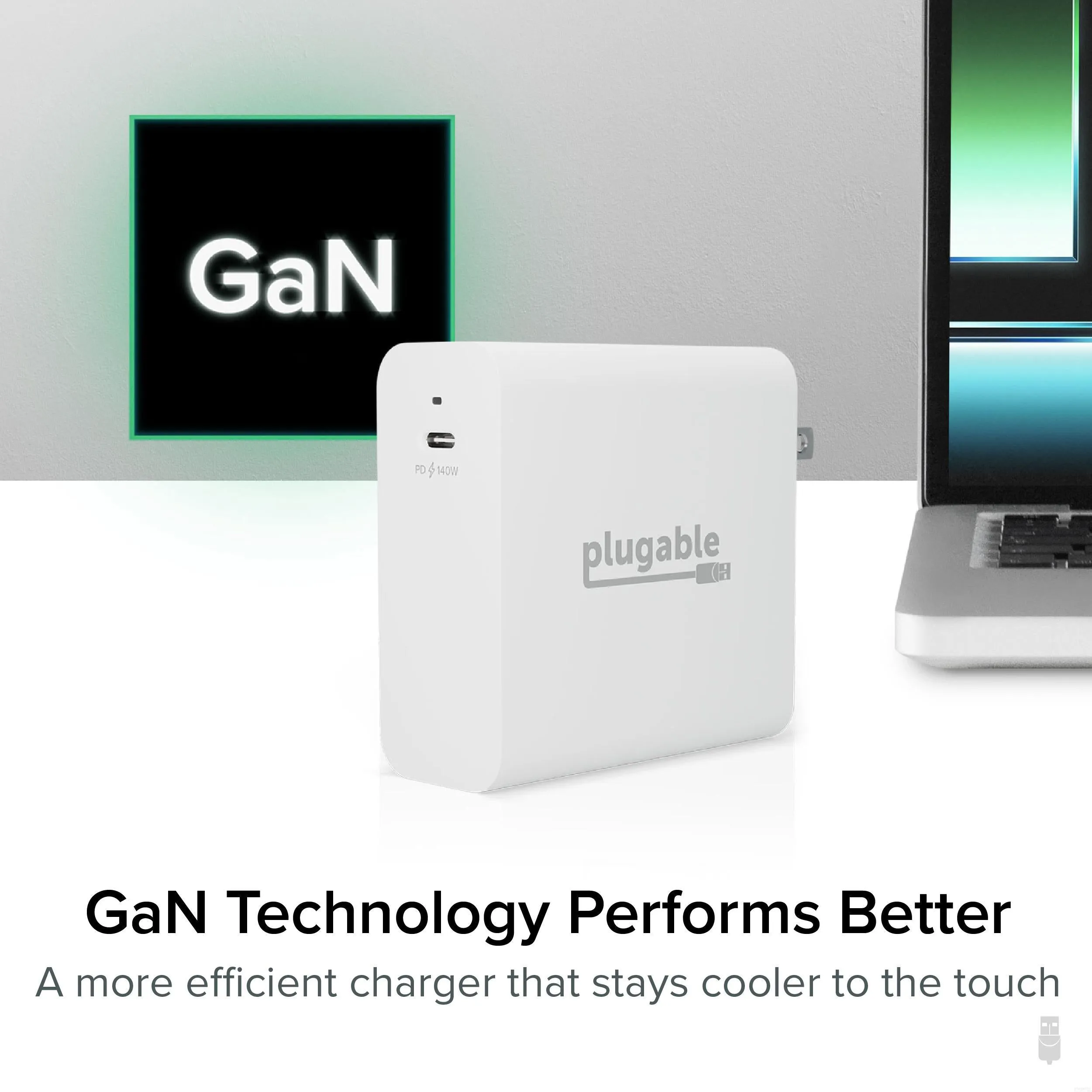 Plugable 140W USB-C GaN Power Adapter