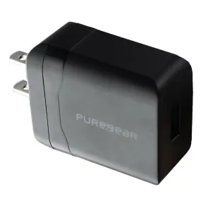 PureGear Single USB Port (5V/3A) Travel Wall Charger - Black