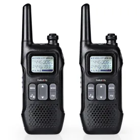 Radioddity FS-T1 / PR-T1 [1 Pair] | NOAA Weather Alert | License-free | USB Charging