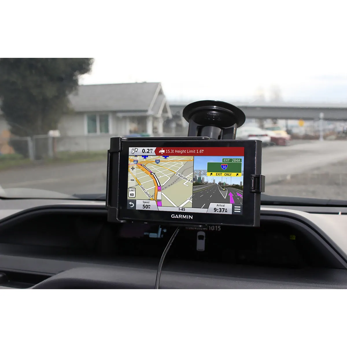 RAM® EZ-Roll'r™ Locking Cradle with Ball for Garmin nuviCam and dezlCam