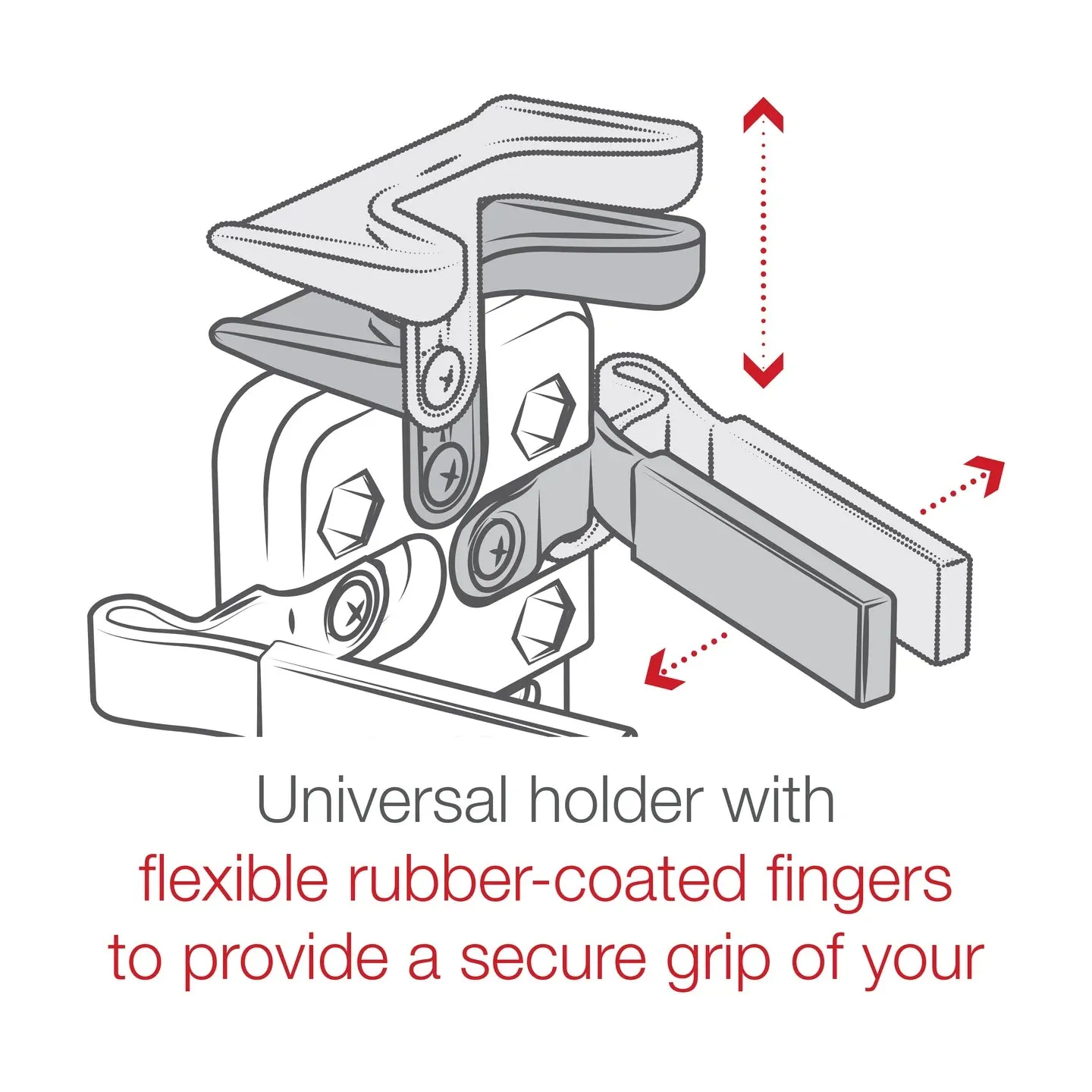 RAM Finger Grip Phone/Radio Universal Cradle (RAM-HOL-UN4U)