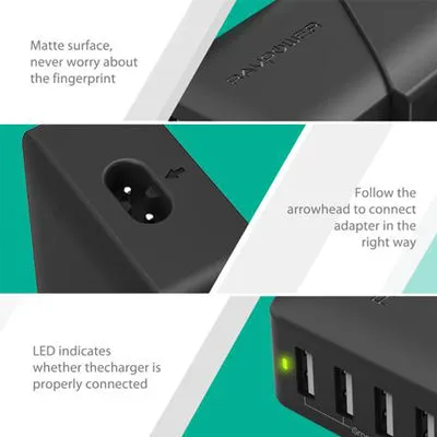 RavPower 4 Port Travel Wall Charger