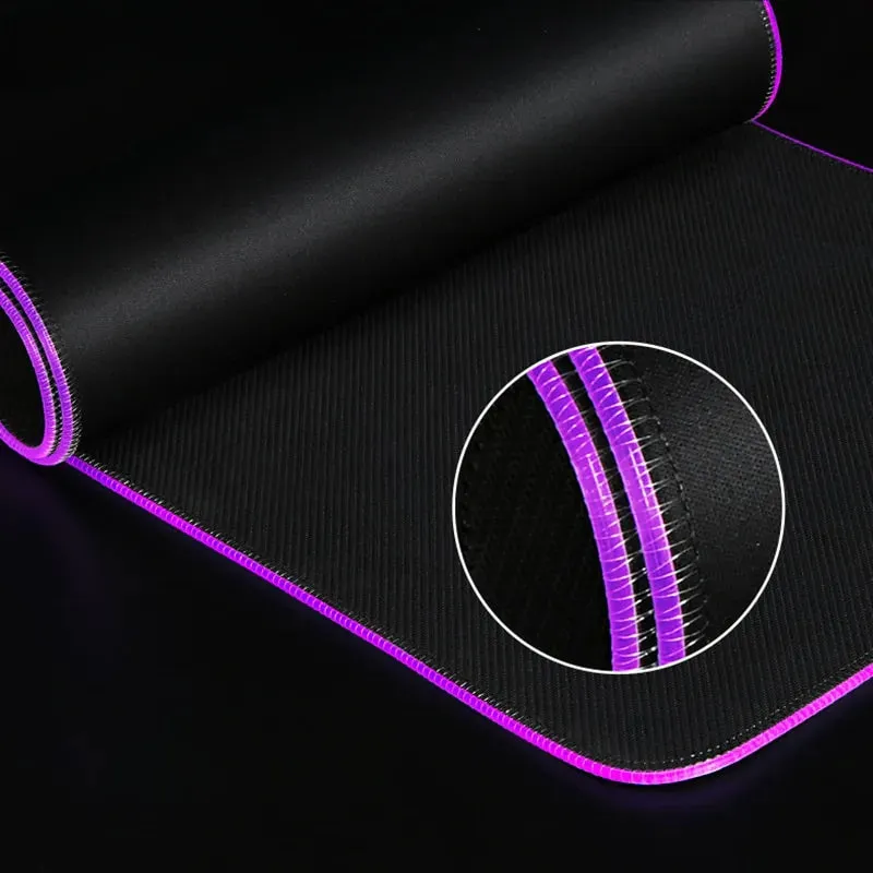 RGB Gaming Mouse Pad Dragon Desk Mat HD