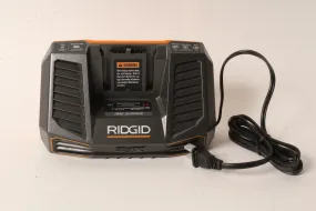 Ridgid 140320010 Single Port Li-Ion Ni-CD 18V Slide On Battery Charger R840095