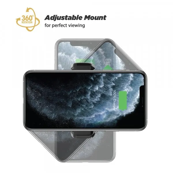 SCOSCHE Magicgrip Qi Wireless Charger Vent Mount - MGQVP-XTET (Delivery Only)