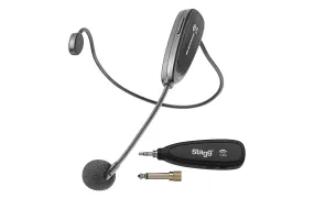 Stagg SUW 12H-BK 2.4 GHZ Wireless Headset Microphone Set