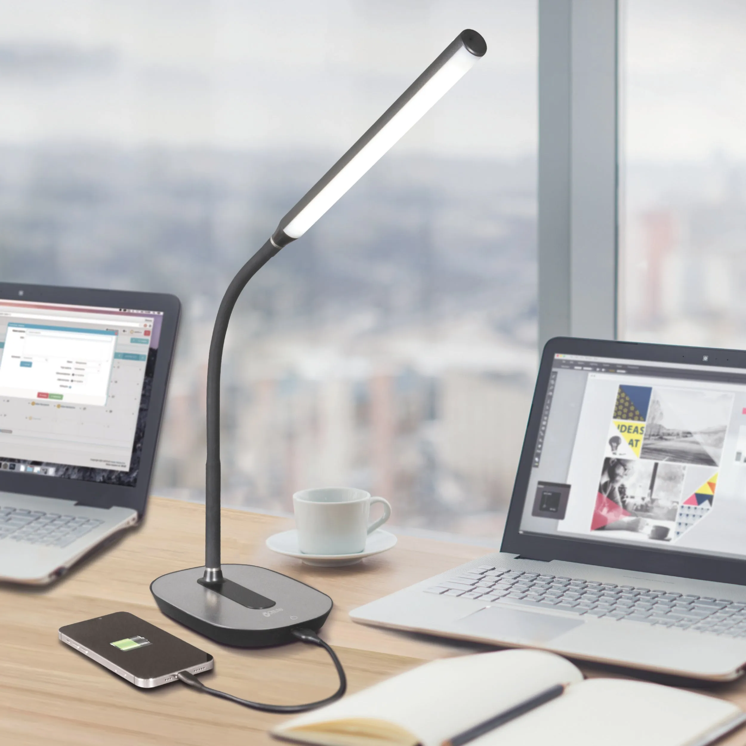 Strive LED Desk Lamp with USB Charging