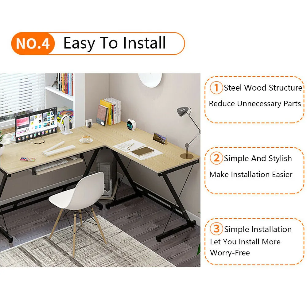 Study Computer Desk - Keyboard Tray