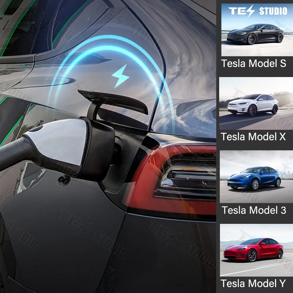 Tesstudio CCS1 x J1772 2-in-1 Charging Adapter for Model 3/Y Cybertruck(After Feb.2020 and 19-22 Original Supports CCS1)