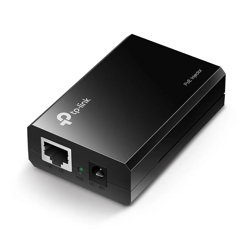 TP-Link TL-POE150S PoE Injector Adapter with 1000Mbps Gigabit PoE Port / Non-PoE Port, Max. 15.4W, Auto Negotiation / Auto MDI/MDIX, Delivers Power Up To 100 meters