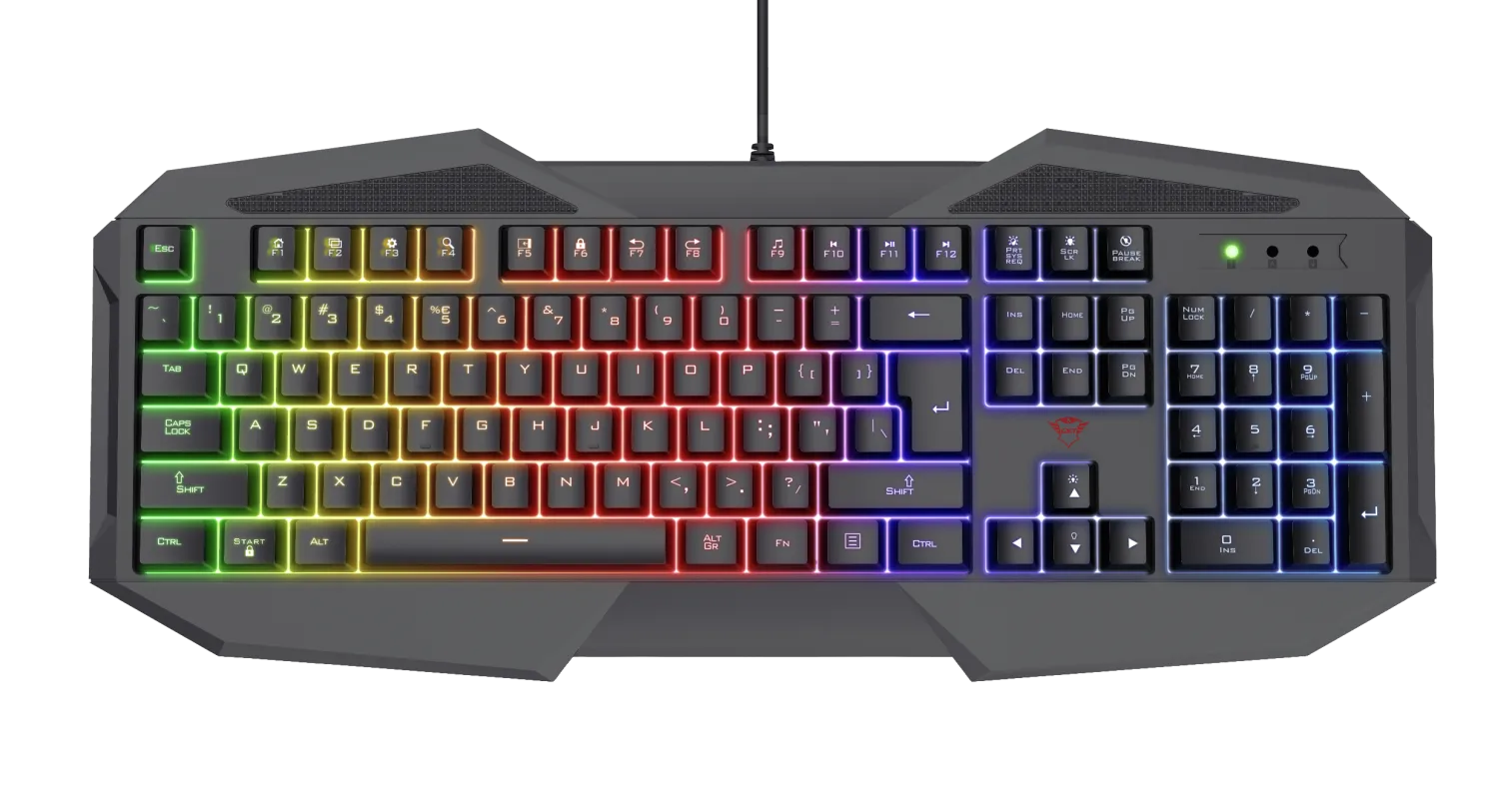 Trust Illuminated Rainbow Gaming Keyboard | 22514