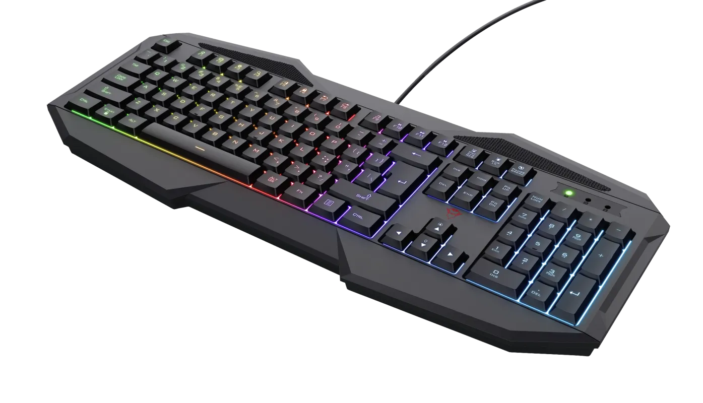 Trust Illuminated Rainbow Gaming Keyboard | 22514