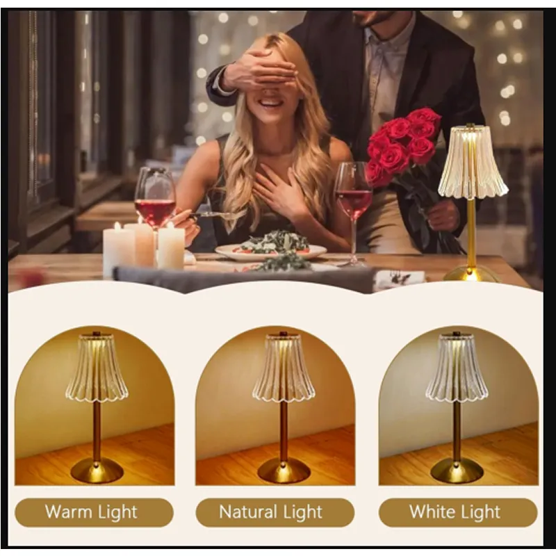 Usb Charging Diamond Table Touch Lamp