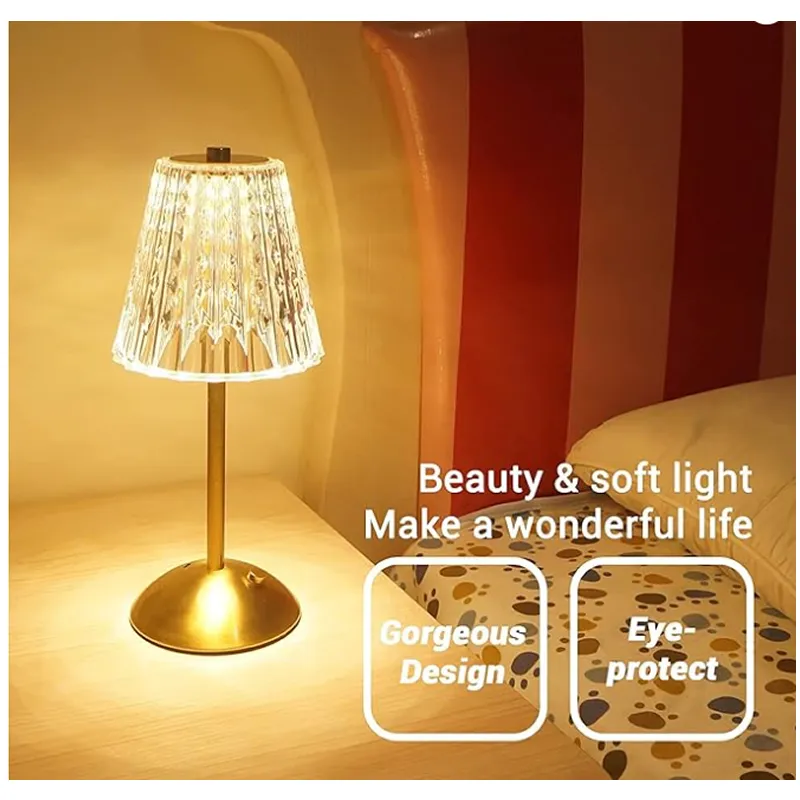 Usb Charging Diamond Table Touch Lamp