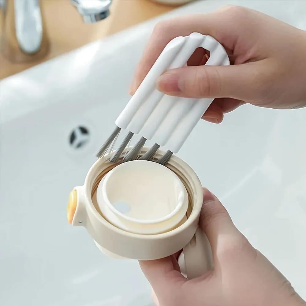 Versatile Soft Brush Cleaner Ideal for Keyboards Cups Bottles