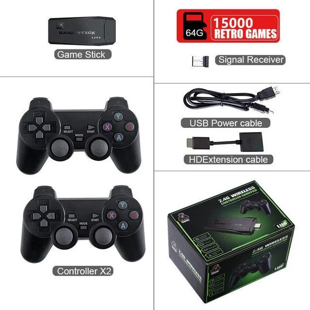 Video Game Console 2.4G Double Wireless Controller