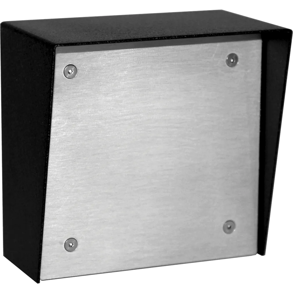 Viking VE-5x5-PNL Black Surface Box 5x5 with Blank Aluminum Panel