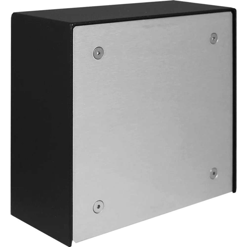 Viking VE-5x5-PNL-NR Black Surface Box 5x5 with Blank Aluminum Panel