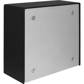 Viking VE-5x5-PNL-NR Black Surface Box 5x5 with Blank Aluminum Panel