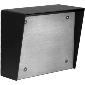 Viking VE-6X7-PNL Black Surface Box 6x7 with Blank Aluminum Panel