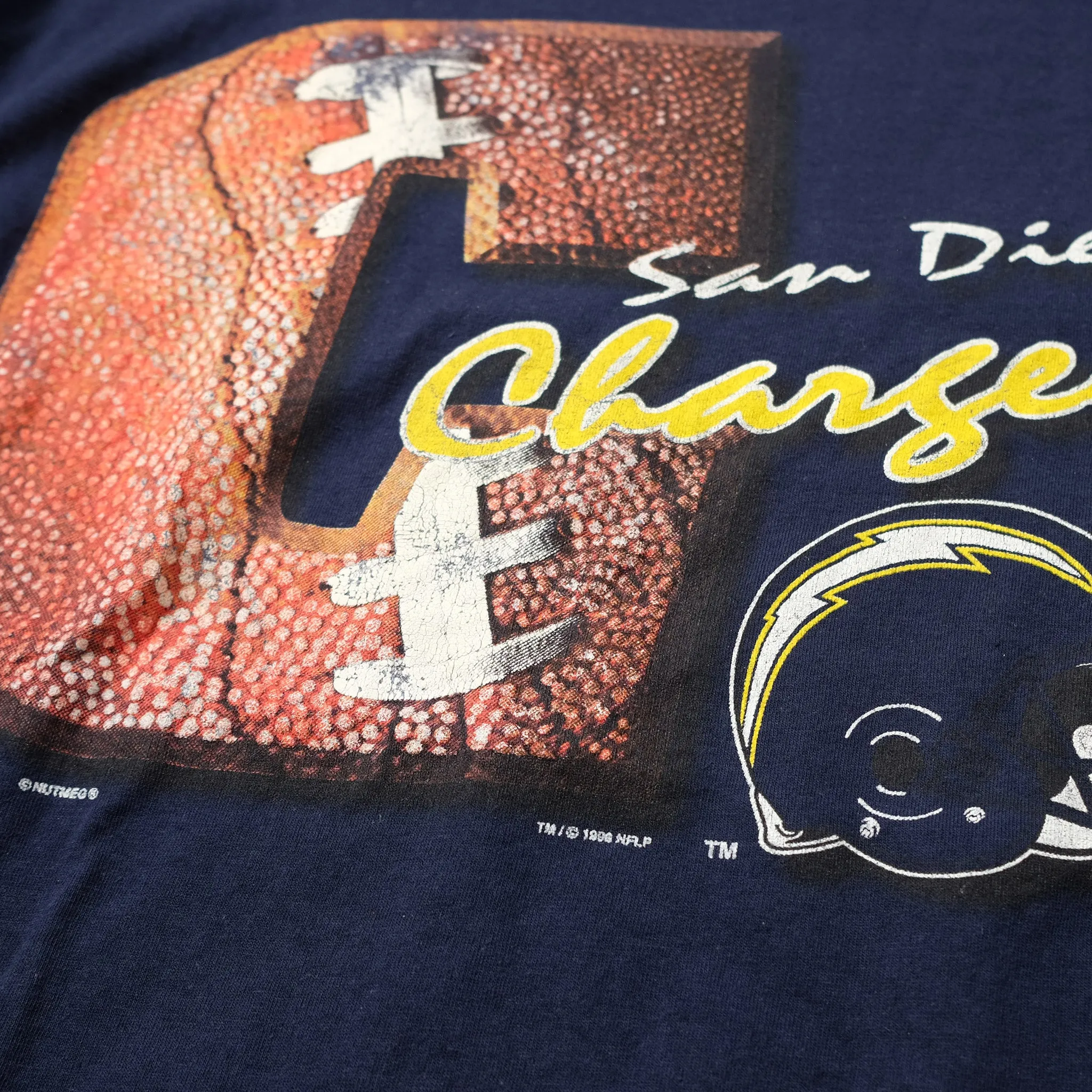 Vintage 1996 San Diego Chargers T-Shirt Large