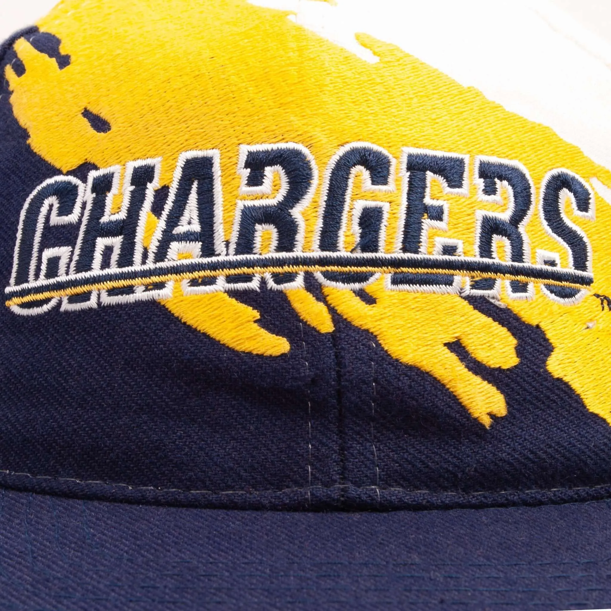 VINTAGE NFL SAN DIEGO CHARGERS ALL OVER PRINT 1990S HAT SNAP BACK CAP