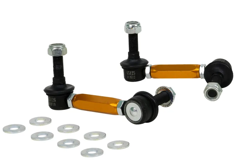 Whiteline Sway Bar End Link Kit Nissan Navara NP300 D23/ NP300 4WD (2015-2023) [110-135mm/ 12mm Ball Stud] Rear - KLC180-115