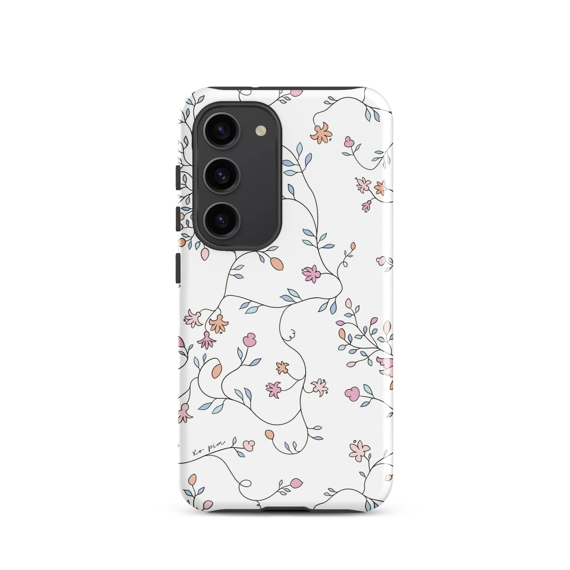 wild clematis tough case for Samsung® in white